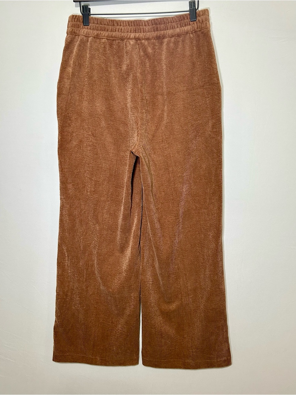 T Tahari Camel-Brown Wide-Leg Corduroy Pants Size 10 - Picture 7 of 15